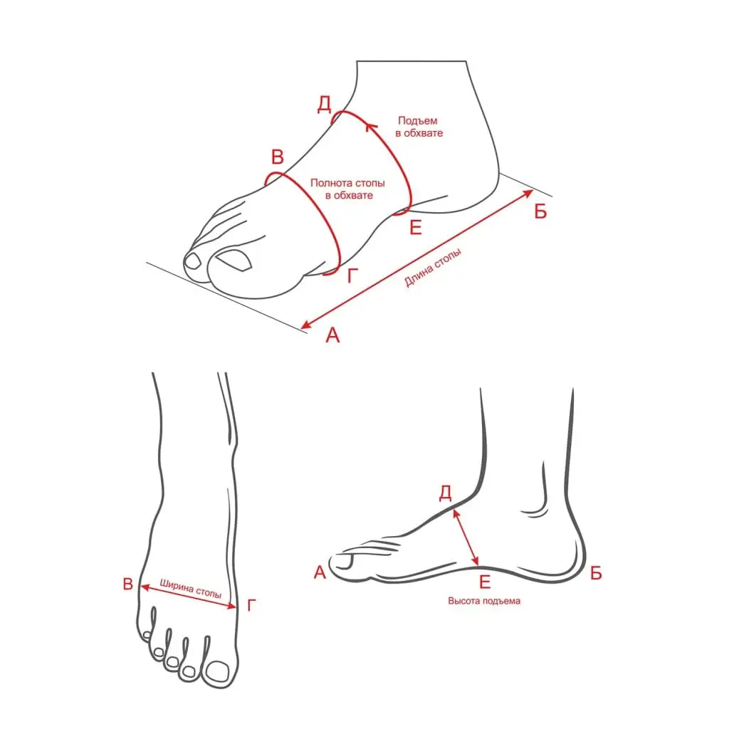 Как определить размер обуви по стельке