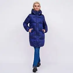Пальто короткое женское ElectraStyle 171969 синий