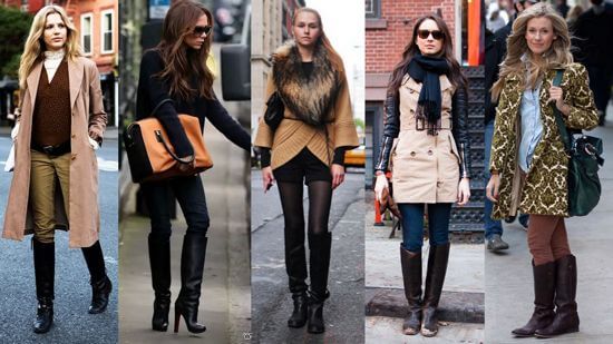 С чем нежелательно носить зимние женские ботинки?