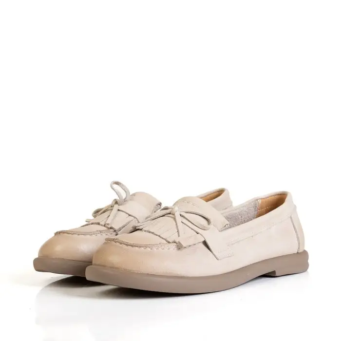 Лоферы женские MADIA MARA 187220 бежевый