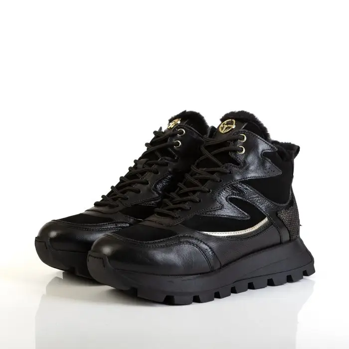 Кроссовки женские Emanuele  Gelmetti 184686 черный