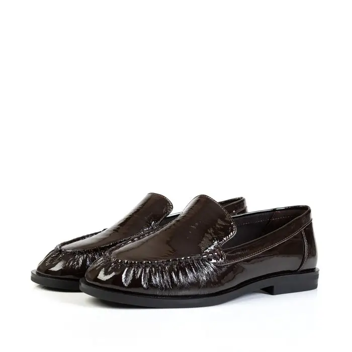 Лоферы женские MADIA MARA 186955 коричневый