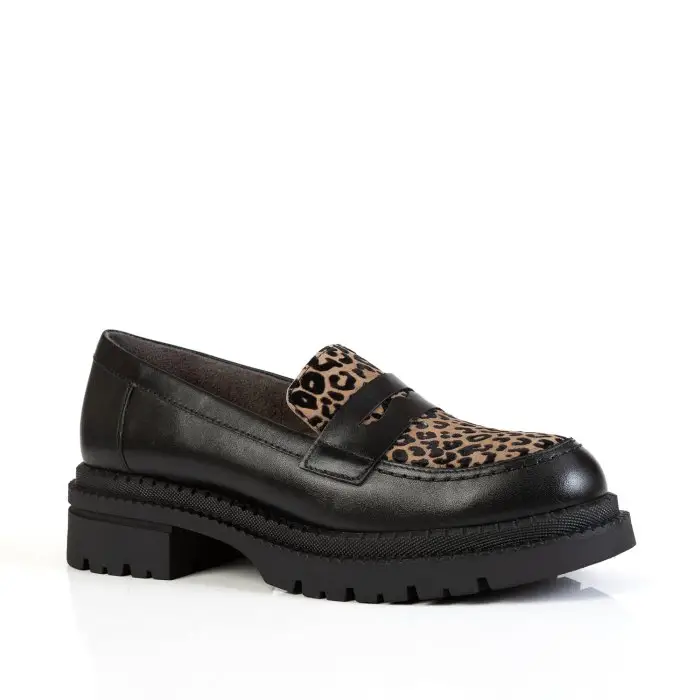 Лоферы женские PITILLOS 186309 черный