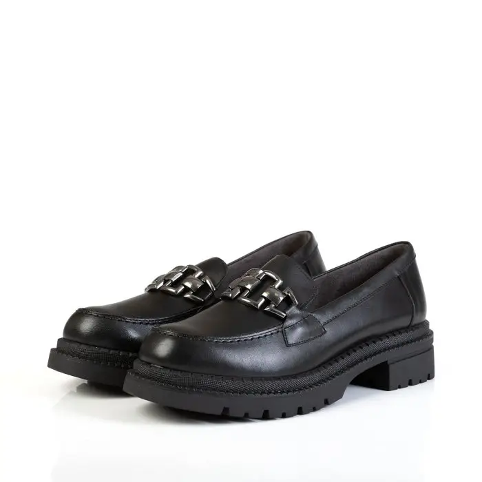 Лоферы женские PITILLOS 186351 черный