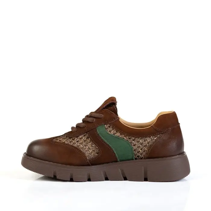 Кеды женские PAOLO MORO 187790 коричневый