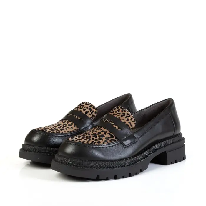 Лоферы женские PITILLOS 186309 черный