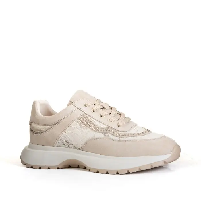 Кроссовки женские PAOLO MORO 187744 бежевый