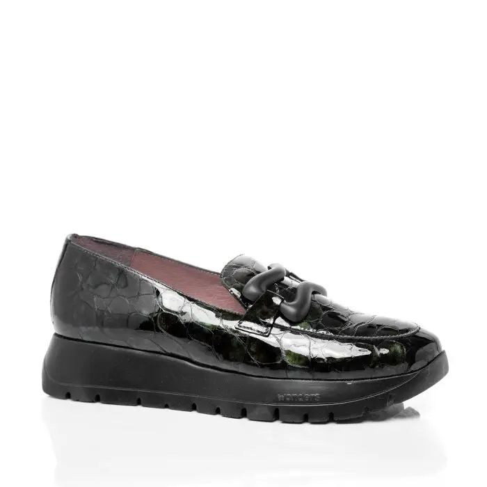 Лоферы женские Wonders 183397 зеленый