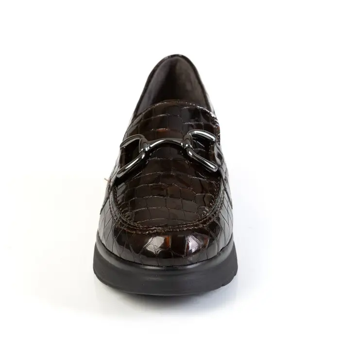 Лоферы женские PITILLOS 186302 коричневый