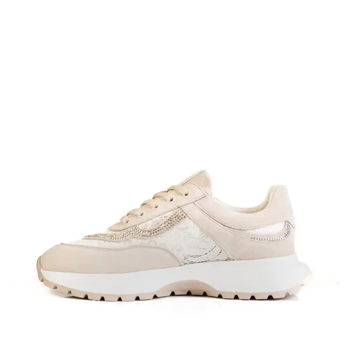 Кроссовки женские PAOLO MORO 187744 бежевый