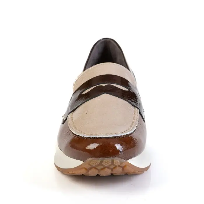 Лоферы женские PITILLOS 186352 бежевый