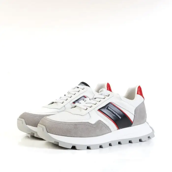 Кроссовки мужские Emanuele  Gelmetti 187856 белый