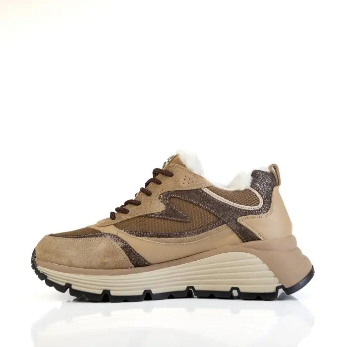 Кроссовки женские Emanuele  Gelmetti 184650 коричневый