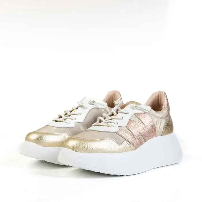 Кроссовки женские Wonders 187954 золотой