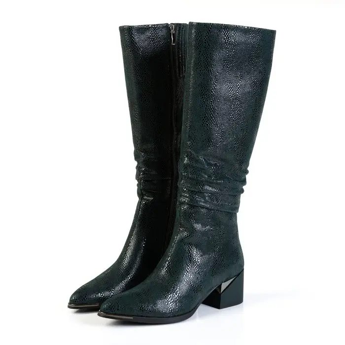Сапоги женские STIVALLI 187073 зеленый