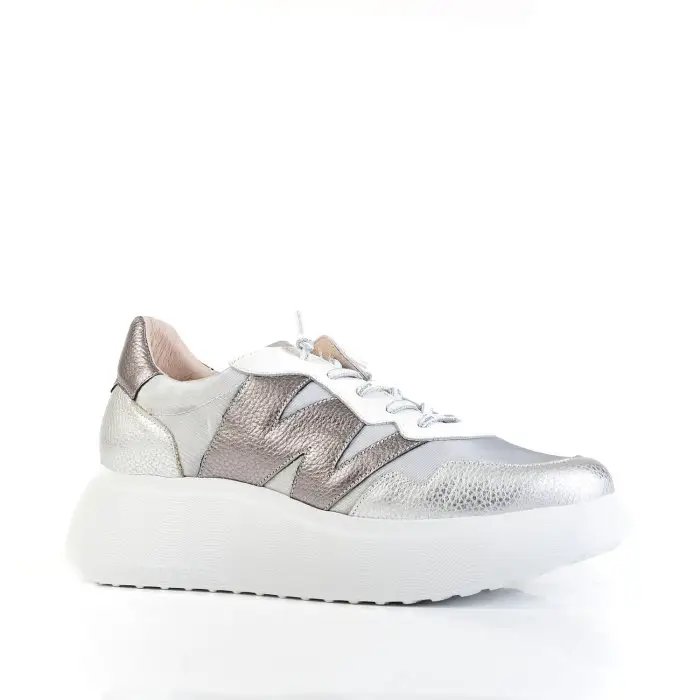 Кроссовки женские Wonders 187955 серебряный