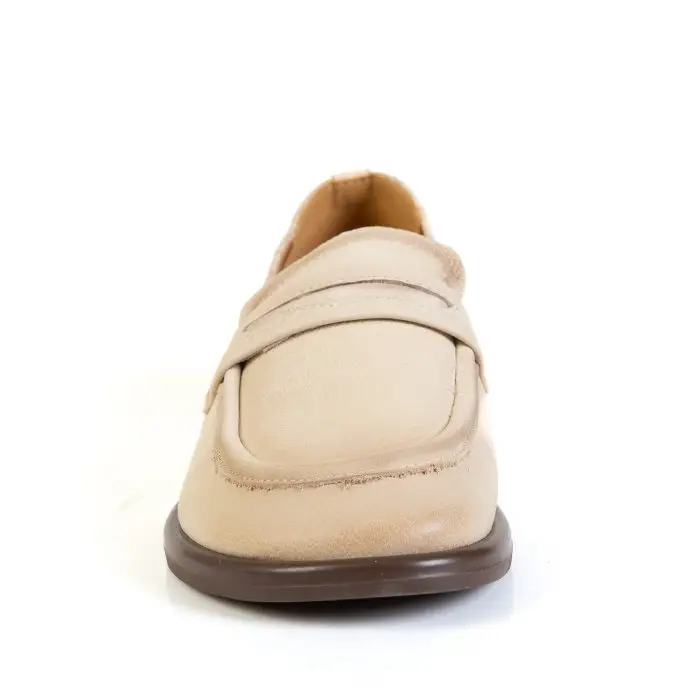 Лоферы женские MADIA MARA 187771 бежевый