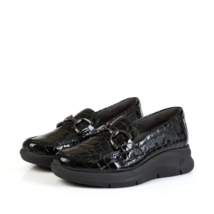 Лоферы женские PITILLOS 186348 черный