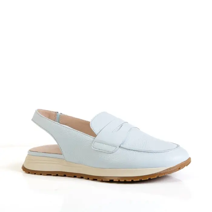 Лоферы женские Wonders 187411 голубой