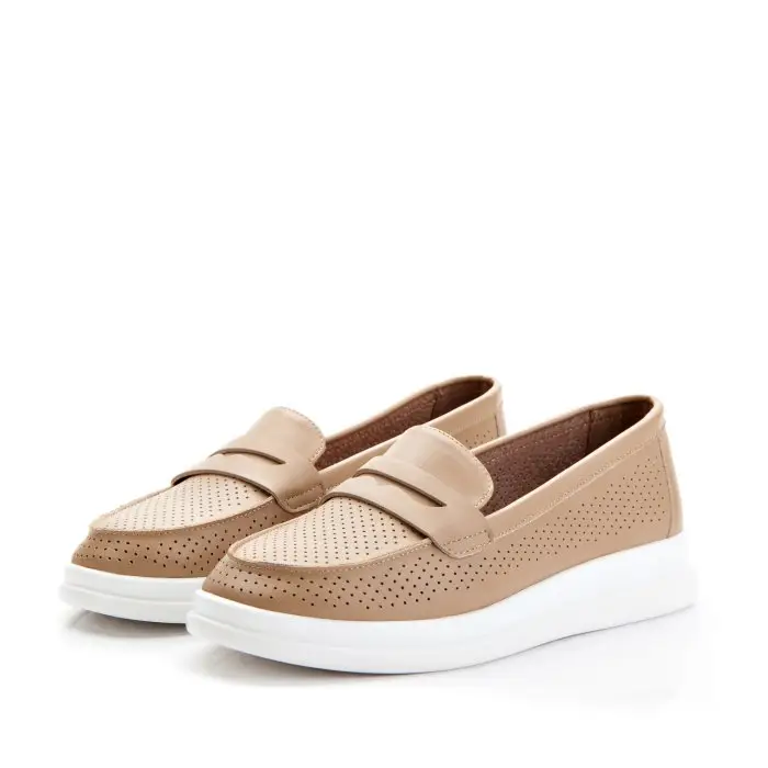 Лоферы женские Pirochi 187451 коричневый