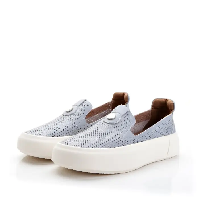 Лоферы женские Pirochi 187454 голубой