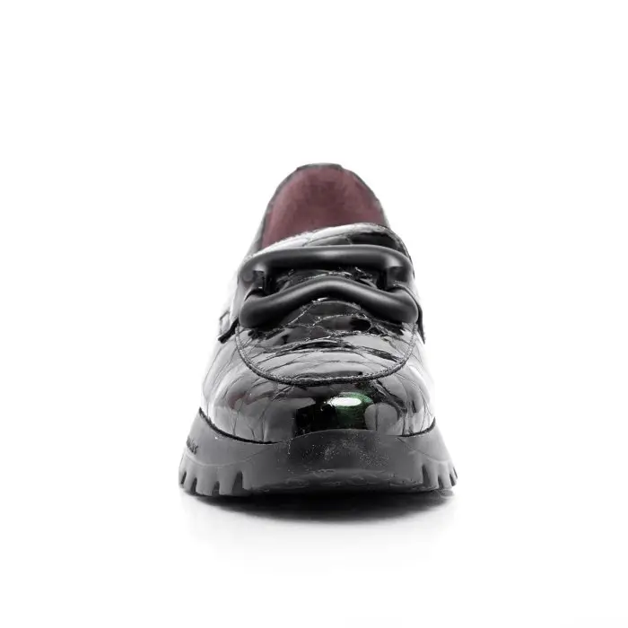 Лоферы женские Wonders 183397 зеленый