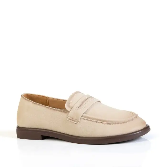 Лоферы женские MADIA MARA 187771 бежевый