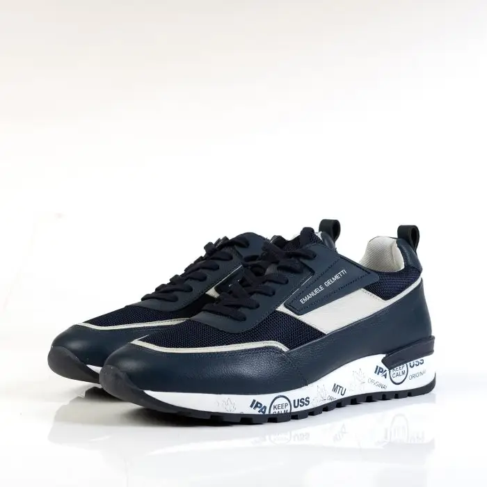 Кроссовки мужские Emanuele  Gelmetti 187859 синий