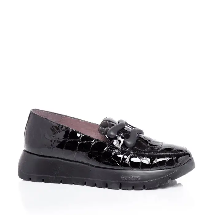 Лоферы женские Wonders 183396 черный