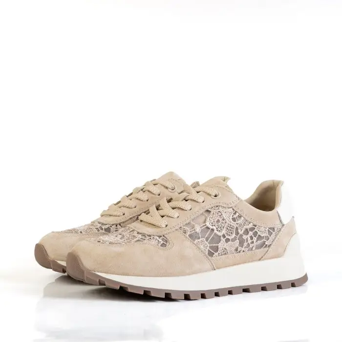 Кроссовки женские PAOLO MORO 187747 бежевый