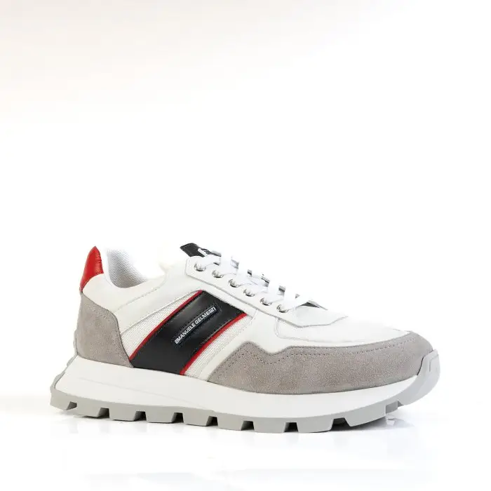 Кроссовки мужские Emanuele  Gelmetti 187856 белый