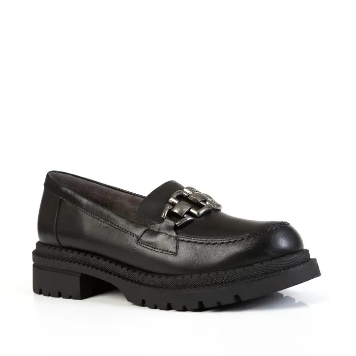 Лоферы женские PITILLOS 186351 черный