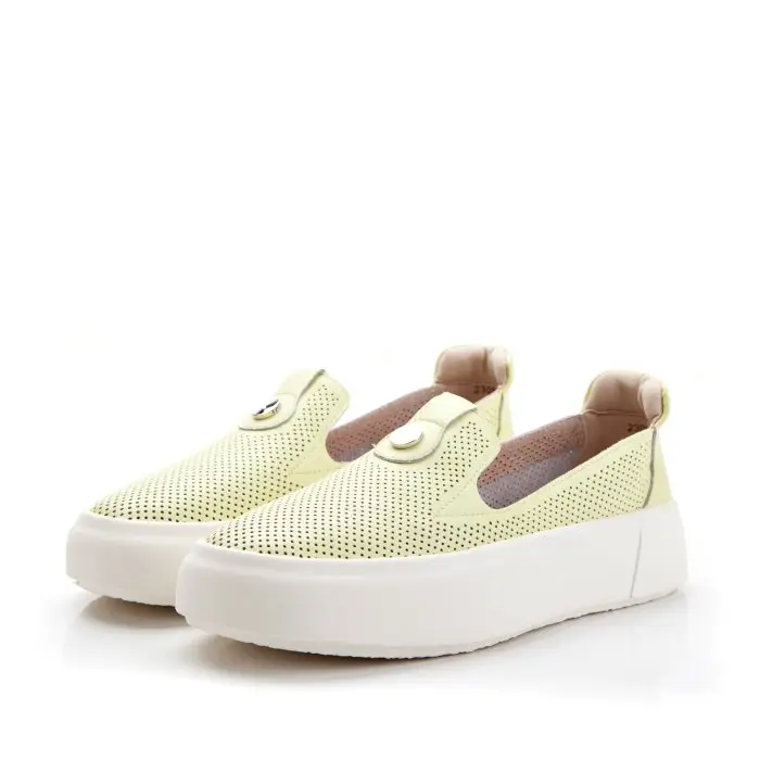 Лоферы женские Pirochi 187455 желтый