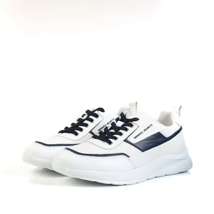 Кроссовки мужские Emanuele  Gelmetti 187858 белый