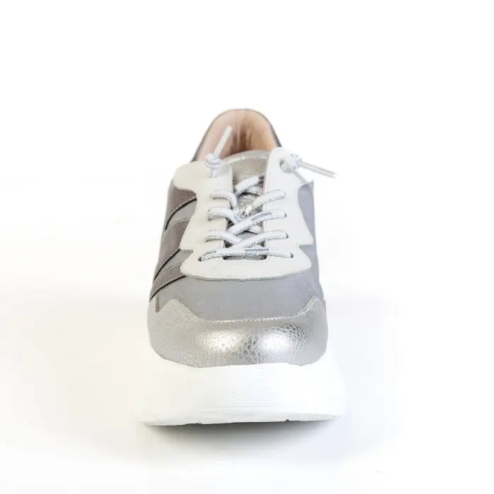 Кроссовки женские Wonders 187955 серебряный