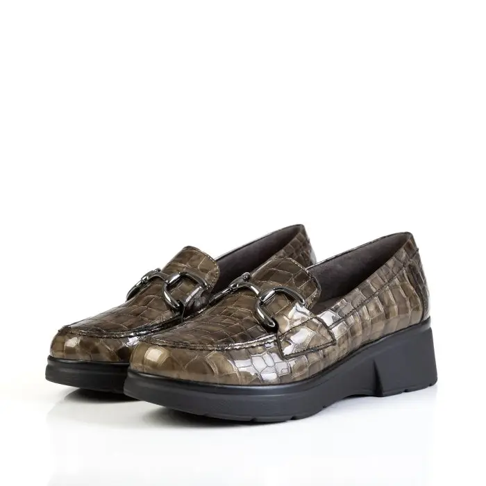 Лоферы женские PITILLOS 186283 зеленый