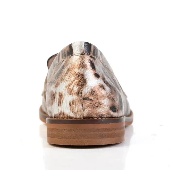 Лоферы женские Wonders 188296 серебряный