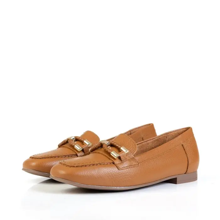 Лоферы женские PITILLOS 188267 коричневый