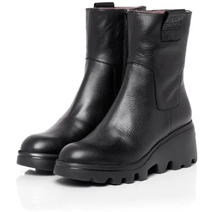 Полусапоги женские Wonders 183962 черный