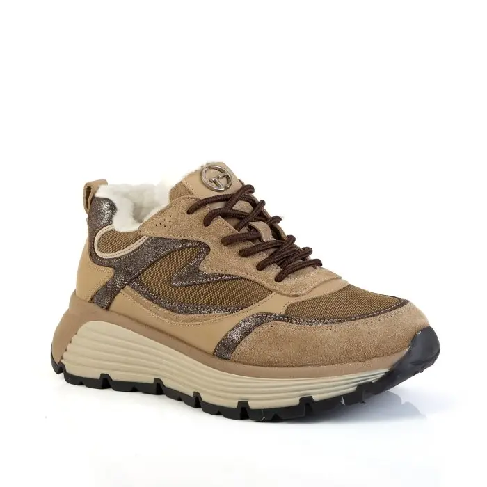 Кроссовки женские Emanuele  Gelmetti 184650 коричневый