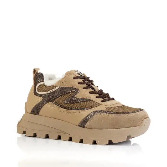 Кроссовки женские Emanuele  Gelmetti 184649 коричневый