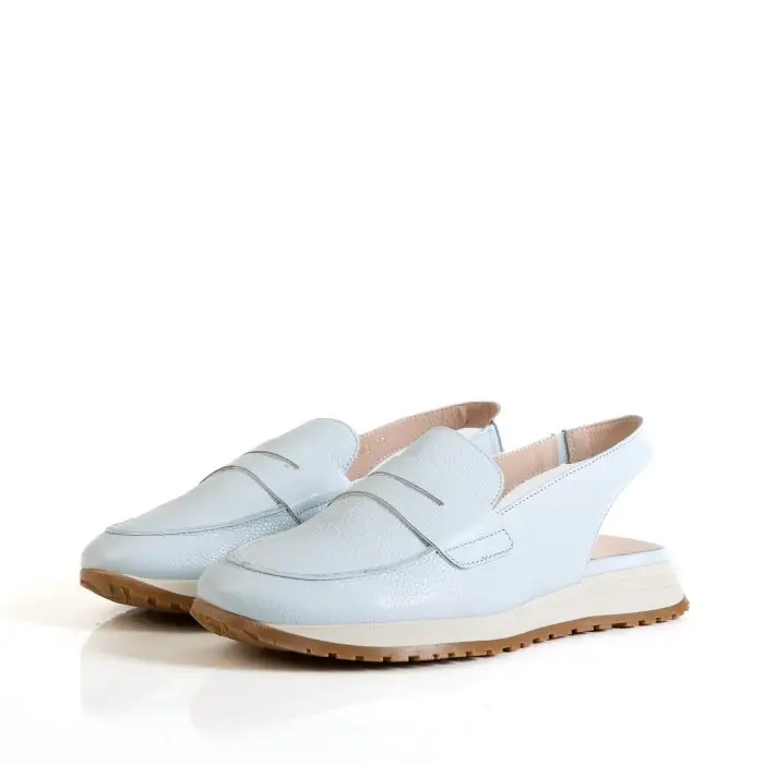 Лоферы женские Wonders 187411 голубой