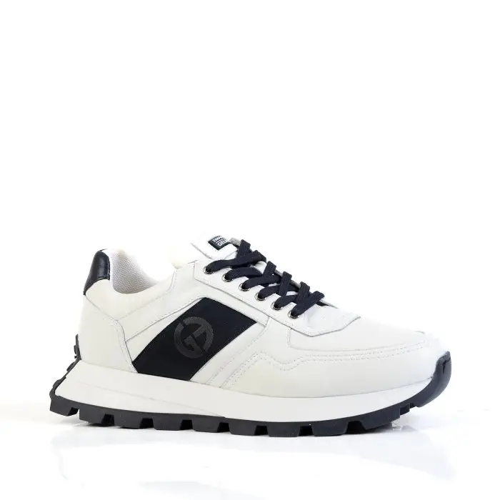 Кроссовки мужские Emanuele  Gelmetti 187854 белый