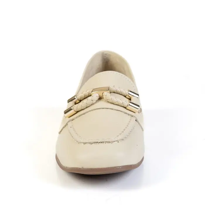 Лоферы женские PITILLOS 188260 бежевый