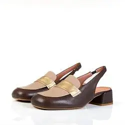 Лоферы женские LES VENUES 188740 бежевый