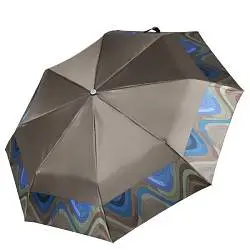 Зонт жен облегченный автомат 3 сложения Fabretti 164186 коричневый