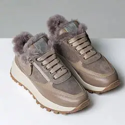 Кроссовки женские ALLORA 185778 коричневый