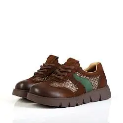 Кеды женские PAOLO MORO 187790 коричневый