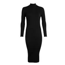 Платье женское EQ MODA 163982 черный