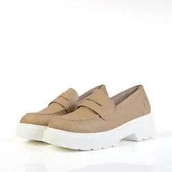 Лоферы женские Pirochi 187450 коричневый